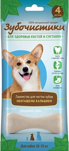 Зубочистики "Кальциевые" для собак средних пород, 4 шт / 90 г 73304003