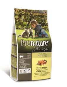 Сухой корм PRONATURE HOLISTIC Kitten Chicken and Sweet Potato для котят с курицей и сладким картофелем 102.2040