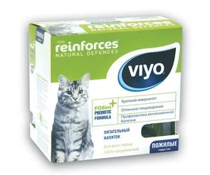 Пребиотический напиток VIYO REINFORCES CAT SENIOR для пожилых кошек 704003