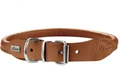 Hunter ошейник для собак Round&Soft Elk 32 (24-27 см) кожа лося коньячная 42072