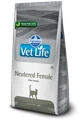 Сухой корм FARMINA VET LIFE Neutered Female диета для стерилизованных кошек 4400/PVT004073S