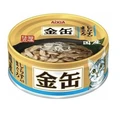 Консервы для кошек AIXIA Kin-Can Tuna with Whitebait тунец и мальки ширасу 4571104712466