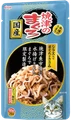 Пауч для кошек AIXIA Yaizu-no-Maguro, тунец, куриное филе и мальки ширасу в желе 4571104715696