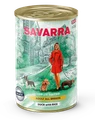Консервы Savarra для собак с уткой, рисом и горохом 5655001