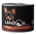 Консервы LANDOR для собак с ягненком и кроликом Lamb/Rabbit with Sweet Potato