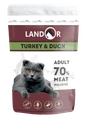Пауч Landor для взрослых кошек с индейкой и уткой Adult Cat Turkey and Duck