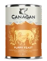 Консервы беззерновые Canagan для щенков с курицей и говядиной Puppy Feast 100.2.006