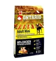 Сухой корм ONTARIO для взрослых собак малых пород с курицей и картофелем 46621