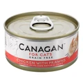 Беззерновые консервы CANAGAN для котят и кошек с цыпленком и креветками (Cat Fresh Chicken with Prawns) 100.3.008