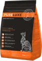 Беззерновой сухой корм PURELUXE для длинношерстных котят и кошек с курицей и лососем 1718