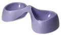 Миска двойная для кошек и собак 2х230 мл United Pets Bicio, сиреневая (лиловая) GU0121LI