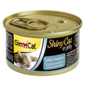 Консервы GimCat ShinyCat для кошек из тунца с креветками в желе