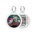 Адресник для собак и кошек WAUDOG Smart ID QR паспортом, рисунок Сумасшедшая любовь