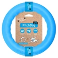 Игрушка для собак PitchDog - игровое кольцо для аппортировки диаметр 20 см голубое