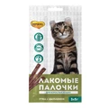 Лакомство для кошек Мнямс лакомые палочки 13,5 см с цыпленком и уткой 0055