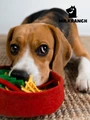 Развивающая игрушка для собак мелких и средних пород Mr.Kranch Нюхательный коврик "Пицца" 18 x 18 см MKR512236