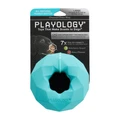 Игрушка для собак хрустящее жевательное кольцо-многогранник Playology с ароматом арахиса, голубой CHANNEL CHEW RING P33302