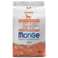 Сухой корм MONGE Monoprotein для взрослых кошек с лососем Adult Cat salmon