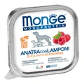 Паштет MONGE Monoprotein Fruits для собак из утки с малиной Anatraconlamponi Duck with Raspberries
