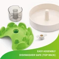 Интерактивная игрушка - кормушка - головоломка PETDREAMHOUSE СПИН - НЛО Лабиринт для собак UFO Green Tricky 00-00000460