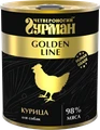 Консервы для собак Четвероногий гурман натуральная курица в желе Golden Line 340 гр