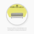 FURminator XS для собак миниатюрных и карликовых пород (до 4.5 кг) с длинной шерстью ширина рабочей поверхности 25 мм (FUR Dog Undercoat XS Long Hair) 151449