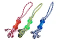 Игрушка канатная с костью 4,5 см Wogy для собак малых пород 33.6х8х4.5 см 10922-8536
