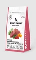 Сухой полнорационный корм BOWL WOW для щенков средних пород с ягненком, индейкой, рисом и добавлением брусники 34200101