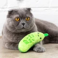 Игрушка Catstages Dental для кошек "Огурец Крутыш" c кошачьей мятой 15 см CAT703796
