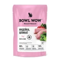 Пауч BOWL WOW для взрослых кошек с индейкой и шпинатом в соусе для здоровой кожи и шерсти 34400063