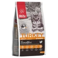 Сухой корм Blitz Sensitive для взрослых кошек с индейкой Adult Cats Turkey BCD02-1-00400