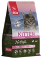 Низкозерновой сухой корм Blitz Holistic для котят, беременных и кормящих кошек со свежей индейкой и рыбой Kitten Turkey and Fish BCD14-1-00400