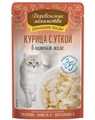 Пауч для кошек Деревенские лакомства Курица с уткой в нежном желе 79218060