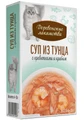 Пауч для кошек Деревенские лакомства Суп из тунца с креветками и крабом 4 шт х 35 гр 76051097