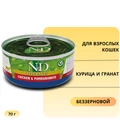 Консервы FARMINA ND CAT PRIME CHICKEN/POMEGRANATE для взрослых кошек с курицей и гранатом 00-00000223/1334