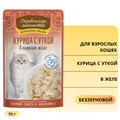 Пауч для кошек Деревенские лакомства Курица с уткой в нежном желе 79218060