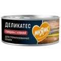 Консервы Мнямс для стерилизованных кошек с говядиной и клюквой Паштет по-шведски 176656