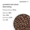 Акция! Скидка 25% Срок до 18.12.2026 3 кг Беззерновой сухой корм GRANDORF VET для собак диета для поддержания функции печени при ХПН GRANDORF VETERINARY DIET Dog HEPATIC 853113.срок