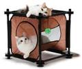 Когтеточка Kitty City для кошек: Кошкин Дом. Peek-a-Boo Passage : 44*45*45см (sp0312). 23064
