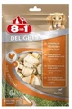 Косточки с куриным мясом для мелких и средних собак 8in1 DELIGHTS S 11 см 6 шт (пакет) 102564