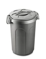 Контейнер на 8кг/23л для корма Stefanplast Jerry, 37*32*46 см серебристый